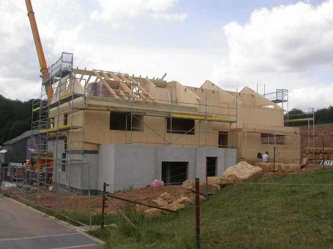 Maison en bois massif