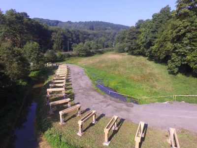 pont en bois, holzbrücke