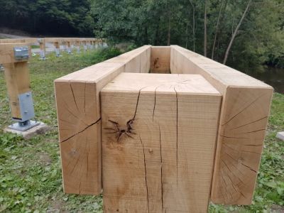 pont en bois, holzbrücke