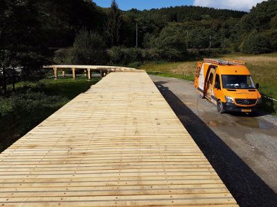 pont en bois,holzbrücke