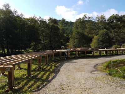 pont en bois,holzbrücke