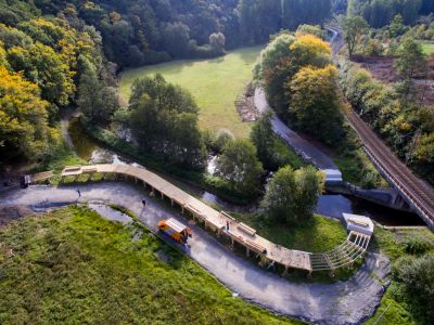 pont en bois,holzbrücke
