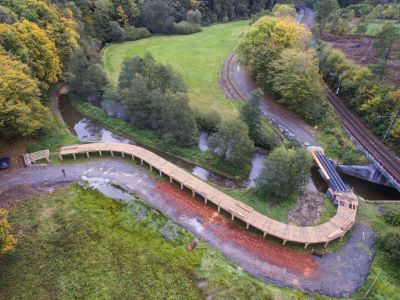 pont en bois,holzbrücke