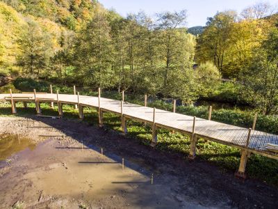 pont en bois,holzbrücke